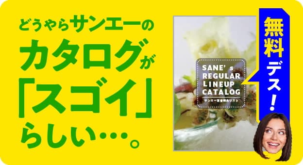 のどうやらサンエーがカタログ「スゴイ」らしい…。